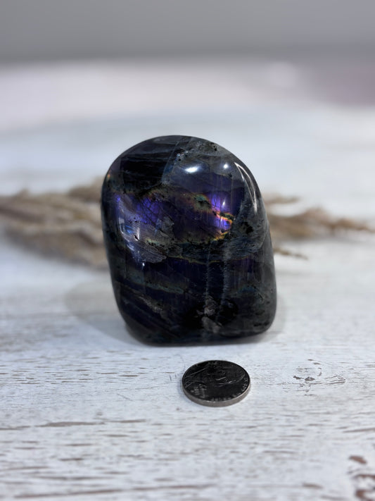 💜 Purple Flash Labradorite Freeform