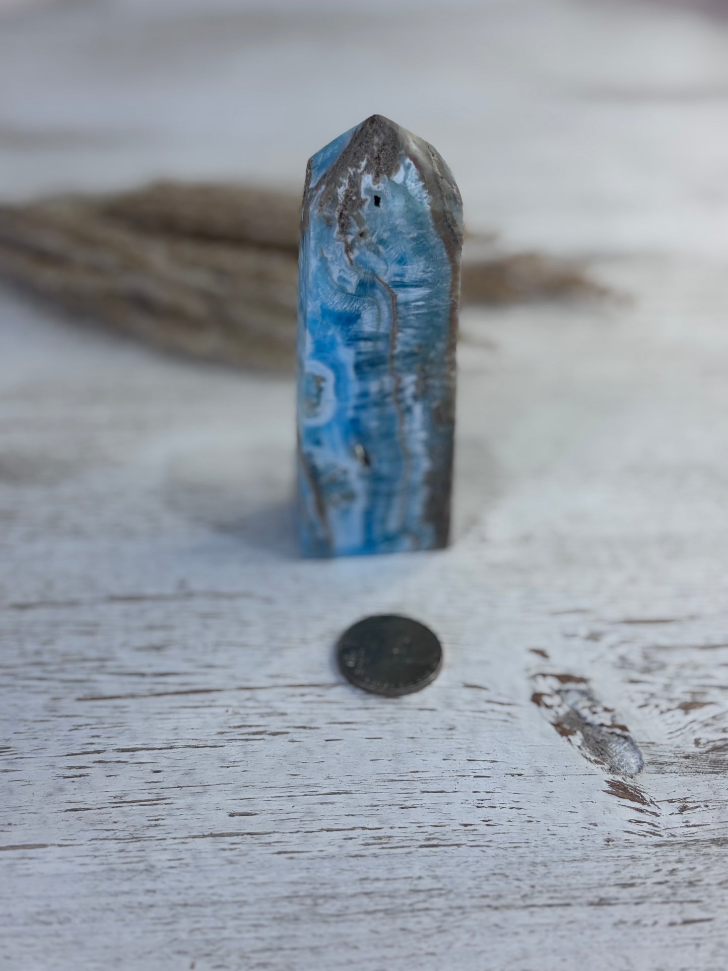 🩵 Druzy Hemimorphite Tower