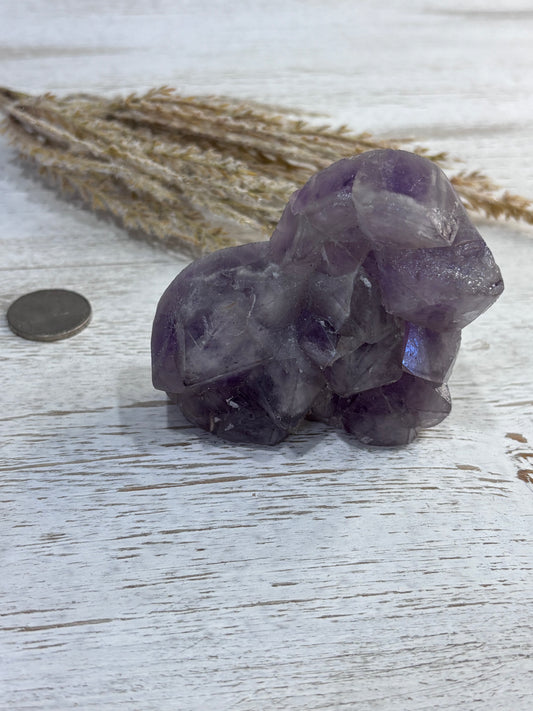 💜 Amethyst Chunky Heart