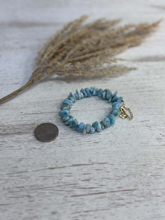 💙 Larimar Chain Bracelet (Smaller Size)