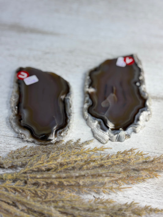 Agate Slab from Brazil – Options U & V (Polished Display Pieces)