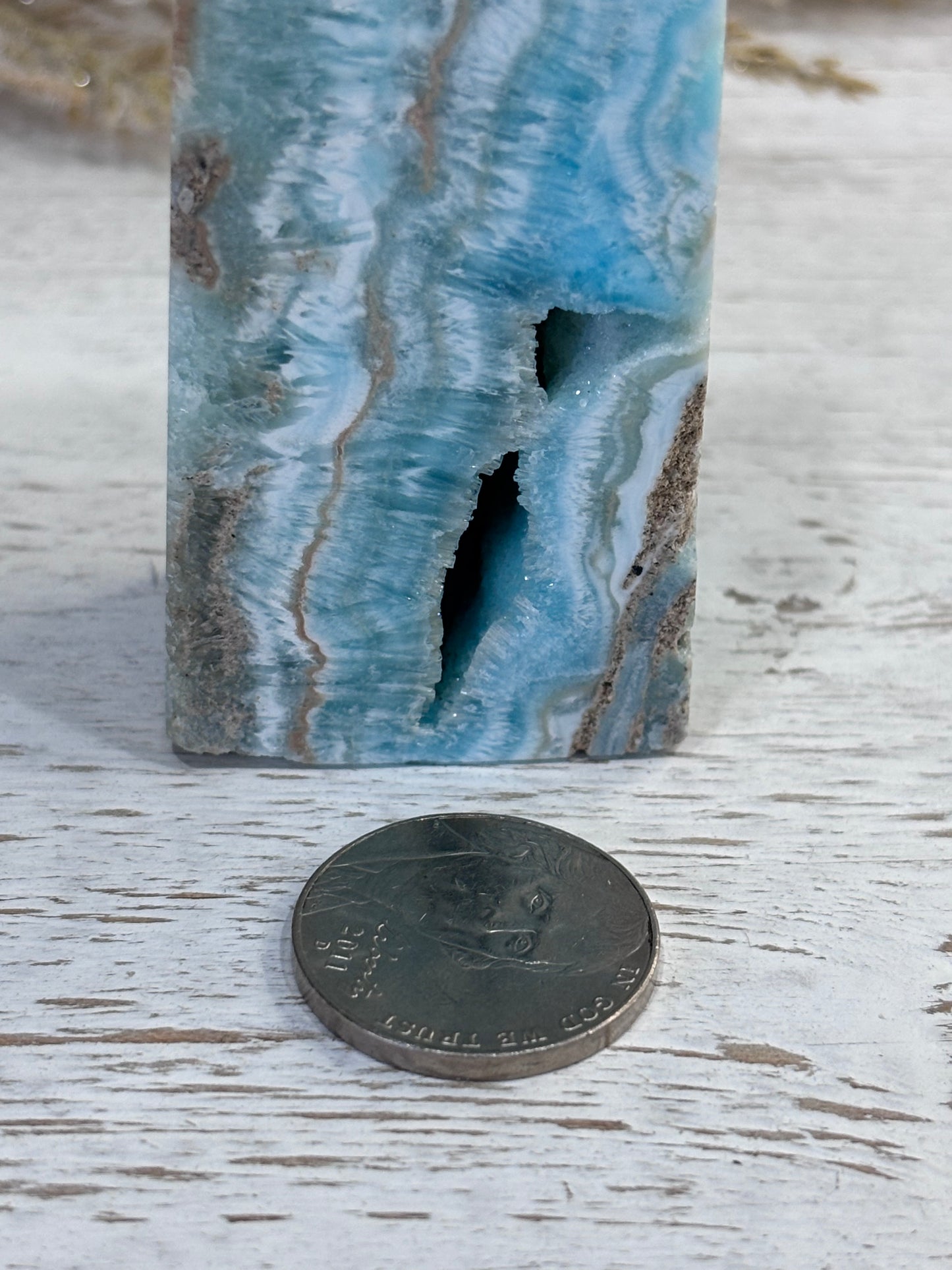 🩵 Druzy Hemimorphite Tower