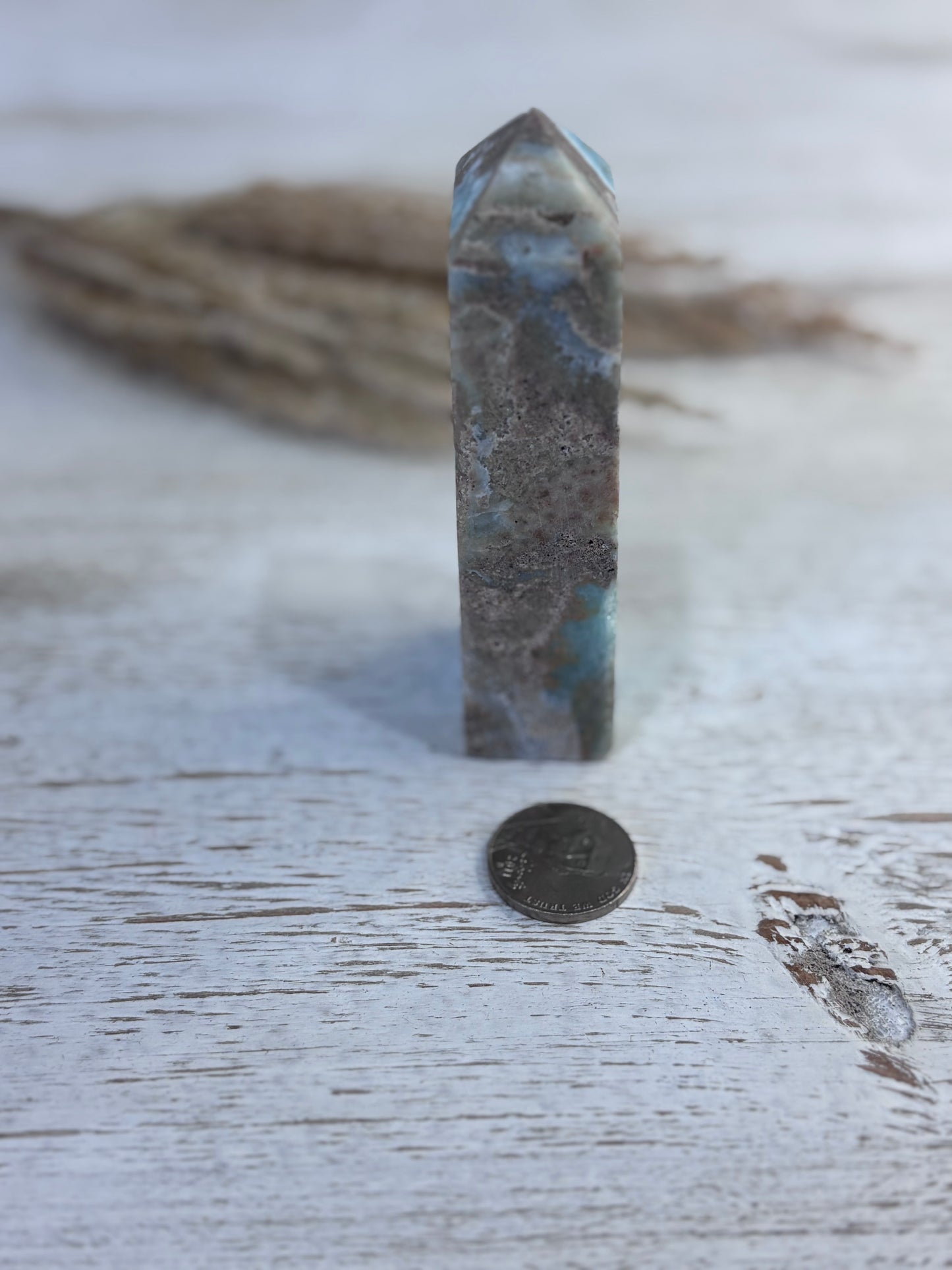 🩵 Druzy Hemimorphite Tower