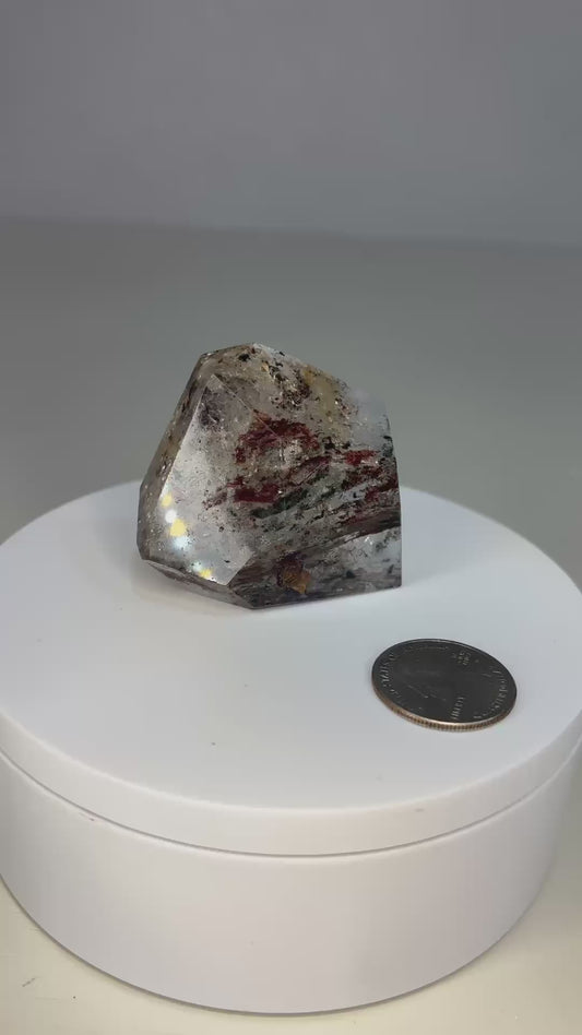 Garden Quartz Freeform with Layers of gorgeous Garden🌿