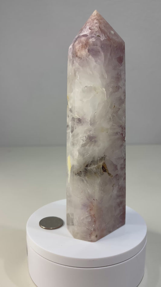 Amethyst Flower Agate Tower 💜